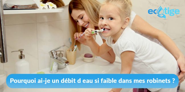 Pourquoi ai-je un débit d’eau si faible dans mes robinets ?