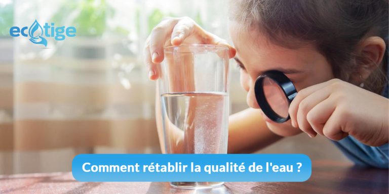 Comment rétablir la qualité de l'eau ?