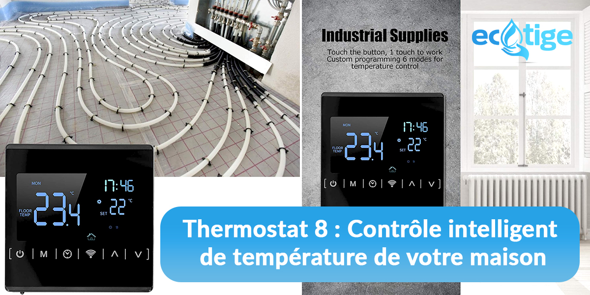 L’installation facile du thermostat 8 : guide étape par étape pour les bricoleurs amateurs. Installez facilement votre thermostat 8 avec ce guide étape par étape pour les bricoleurs amateurs! Étape 1: Déterminez l’emplacement où vous souhaitez installer votre thermostat. Il doit être à au moins 4 pieds du chauffage et de tout autre appareil susceptible de produire de la chaleur. Étape 2 : Déconnectez l’alimentation électrique de votre système de chauffage actuel avant d’installer votre thermostat 8. Étape 3 : Utilisez un tournevis pour démonter le boîtier du thermostat actuel et retirez les fils électriques qui l’alimentent. Étape 4 : Connectez les fils électriques à la base du thermostat 8 en suivant les instructions fournies dans le guide d’utilisation. Assurez-vous que chaque fil est correctement connecté à la bonne borne. Étape 5 : Alignez la base du thermostat 8 sur le mur et vissez-la en place à l’aide des vis fournies. Une fois que la base est installée, connectez le câble d’alimentation à un bloc d’alimentation et branchez-le sur une prise électrique. Étape 6 : Mettez en place le couvercle du thermostat et faites glisser les piles pour terminer son installation. Votre nouveau thermostat 8 est maintenant prêt à être utilisé ! Note: Thermostat is a masculine noun in French, therefore it should be written as le thermostat instead of la thermostat Le thermostat 8 : un contrôle intelligent et pratique de votre température intérieure” Le thermostat 8 est le dernier système de gestion thermique pour maisons intelligentes, conçu pour optimiser votre confort et réduire vos coûts. Grâce à ses capteurs intégrés, le thermostat 8 peut contrôler la température intérieure en fonction des conditions extérieures et des facteurs tels que le soleil, l’humidité et le vent. Ceci permet une régulation automatique et précise de la température intérieure, vous assurant ainsi un maximum de confort. Ce système de gestion thermique est également très pratique. Il peut être contrôlé à distance depuis votre smartphone ou tablette, ce qui vous permet d’ajuster la température avant même d’arriver chez vous. Vous pouvez également programmer le thermostat pour que les pièces atteignent la température idéale à certaines heures de la journée. Enfin, le thermostat 8 dispose d’une fonction « vacances » qui permet d’arrêter temporairement la climatisation et de la remettre en marche à votre retour. Questions populaires 1. Qu’est-ce que le thermostat 8 ? Le thermostat 8 est un modèle de thermostat intelligent développé par une entreprise spécialisée dans la gestion de l’énergie. Il permet de contrôler et de réguler la température d’une habitation de manière efficace et personnalisée. 2. Comment fonctionne le thermostat 8 ? Le thermostat 8 fonctionne en se connectant au système de chauffage central de la maison, lui permettant ainsi de réguler la température ambiante en fonction des préférences et des besoins des occupants. Il peut être contrôlé à distance via une application mobile ou directement sur l’appareil lui-même. 3. Quelles sont les fonctionnalités du thermostat 8 ? Le thermostat 8 propose plusieurs fonctionnalités avancées, telles que la programmation horaire pour ajuster automatiquement la température selon les moments de la journée, l’adaptation aux conditions météorologiques pour optimiser les économies d’énergie, et même la possibilité d’apprendre les habitudes des occupants pour une gestion encore plus personnalisée. 4. Quels sont les avantages du thermostat 8 ? Le thermostat 8 présente plusieurs avantages, notamment une réduction significative de la consommation énergétique grâce à une régulation précise de la température, ce qui permet des économies sur les factures d’énergie. De plus, sa facilité d’utilisation et ses fonctionnalités avancées en font un outil pratique et pratique pour gérer le chauffage de sa maison. 5. Comment installer le thermostat 8 ? L’installation du thermostat 8 peut être effectuée par un professionnel ou par soi-même, selon les compétences techniques et les préférences individuelles. L’entreprise fournissant le thermostat 8 fournit généralement des instructions détaillées sur l’installation et propose également un support technique pour accompagner les utilisateurs tout au long du processus