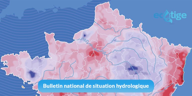 Bulletin national de situation hydrologique de juin 2023 : Analyse des niveaux des cours d’eau et des précipitations