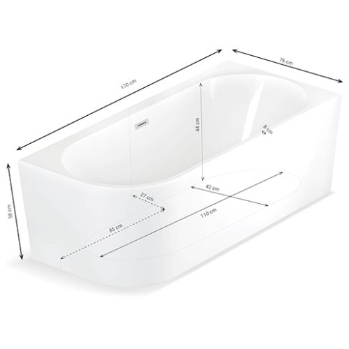 Baignoire semi-îlot : un choix moderne et pratique pour votre salle de bain