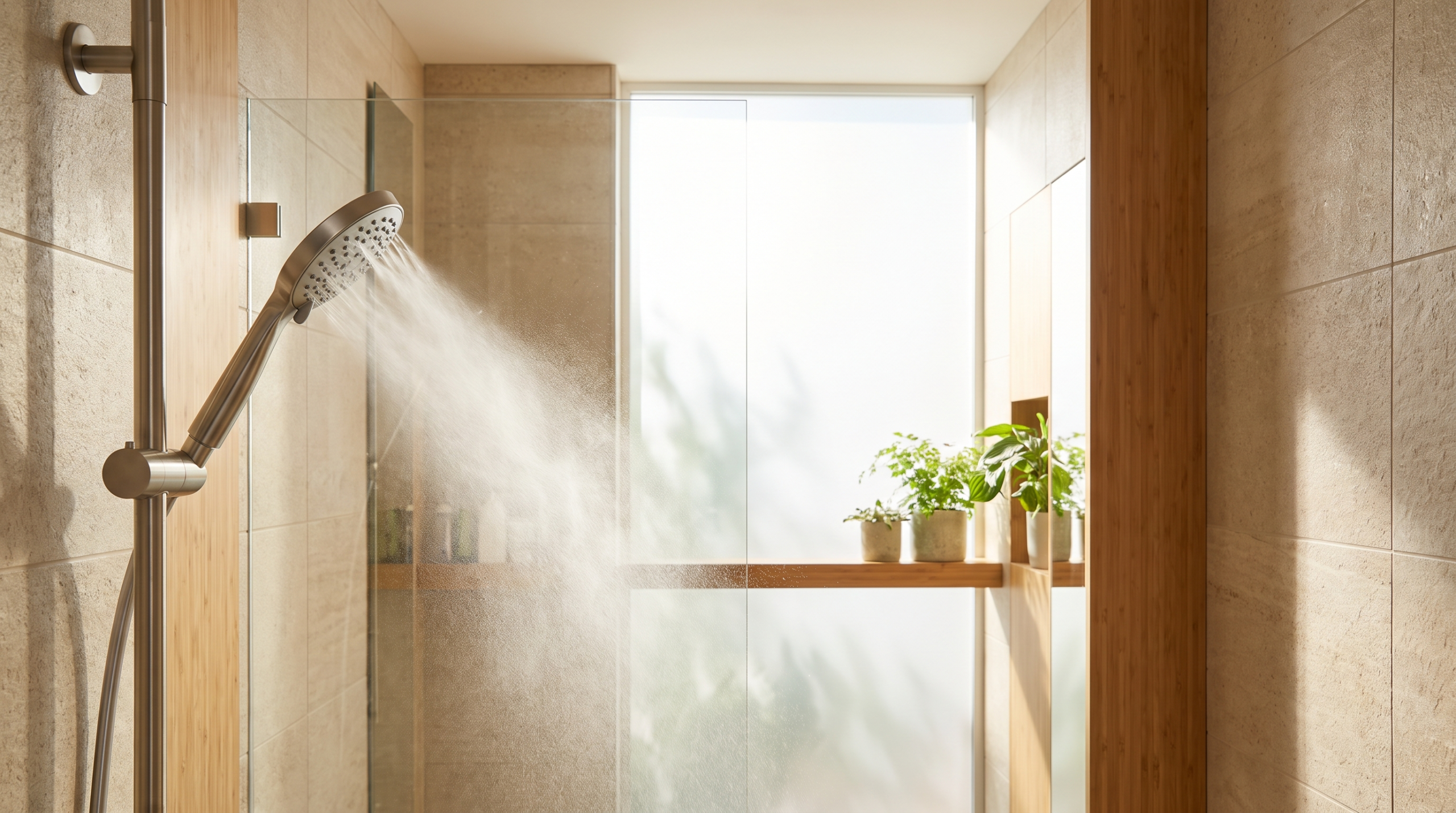Douche a economie d’eau