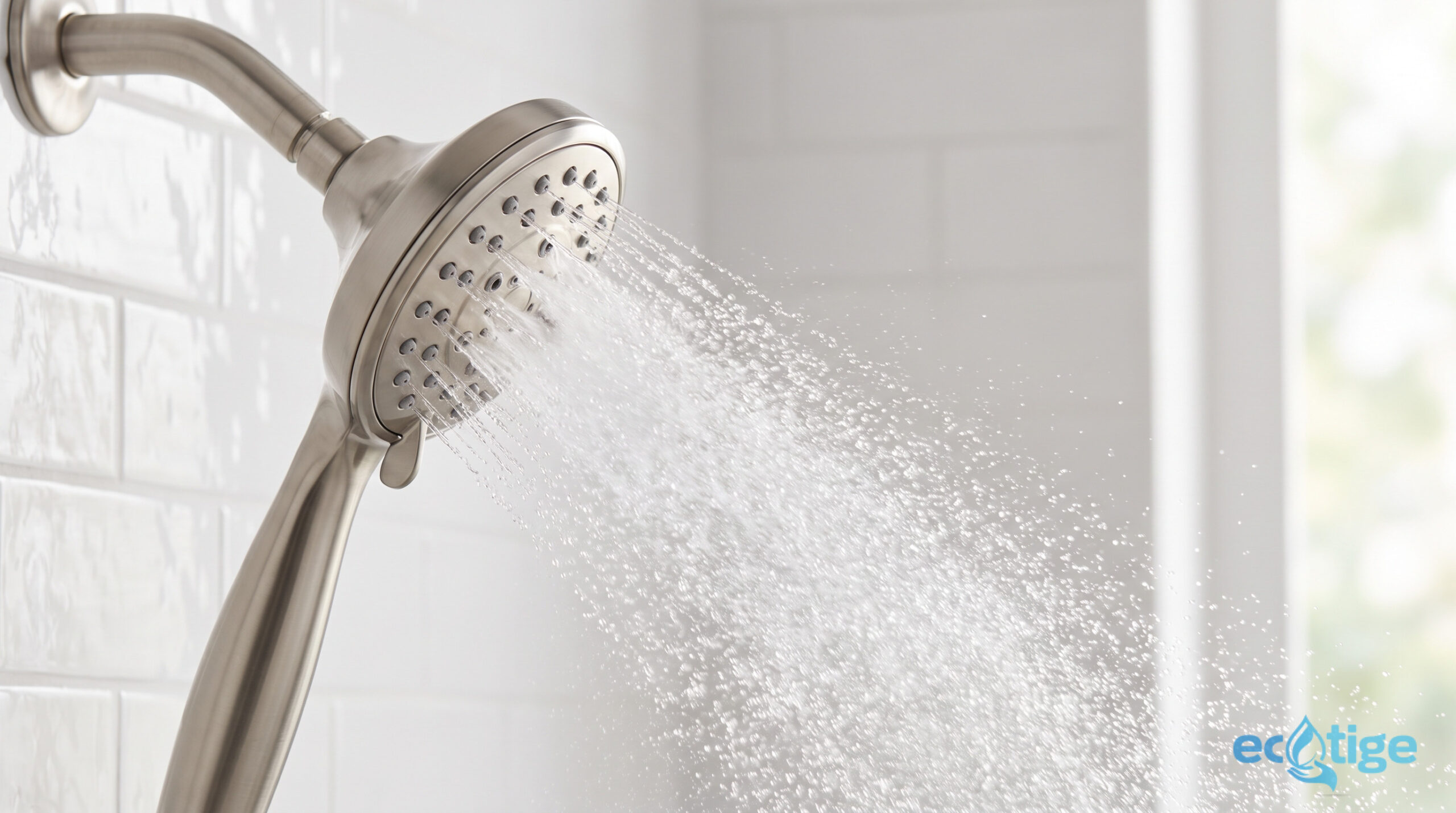 Pomme de douche économie d’eau – illustration principale